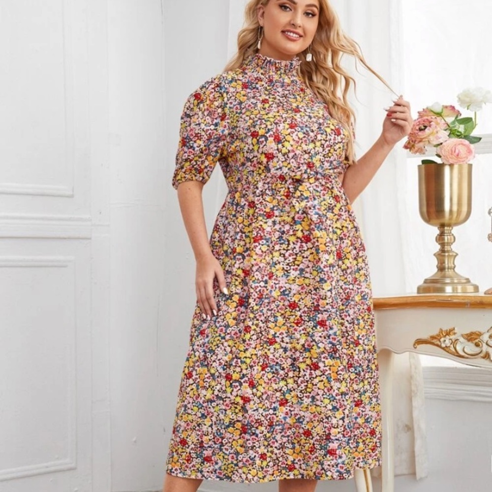 Woman’s Floral Dress